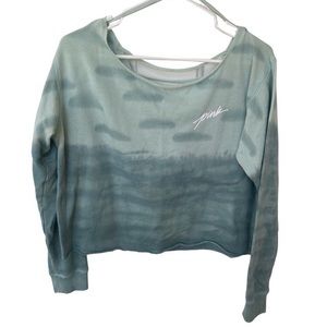 Victoria Secret’s Pink Teal Workout Sweater